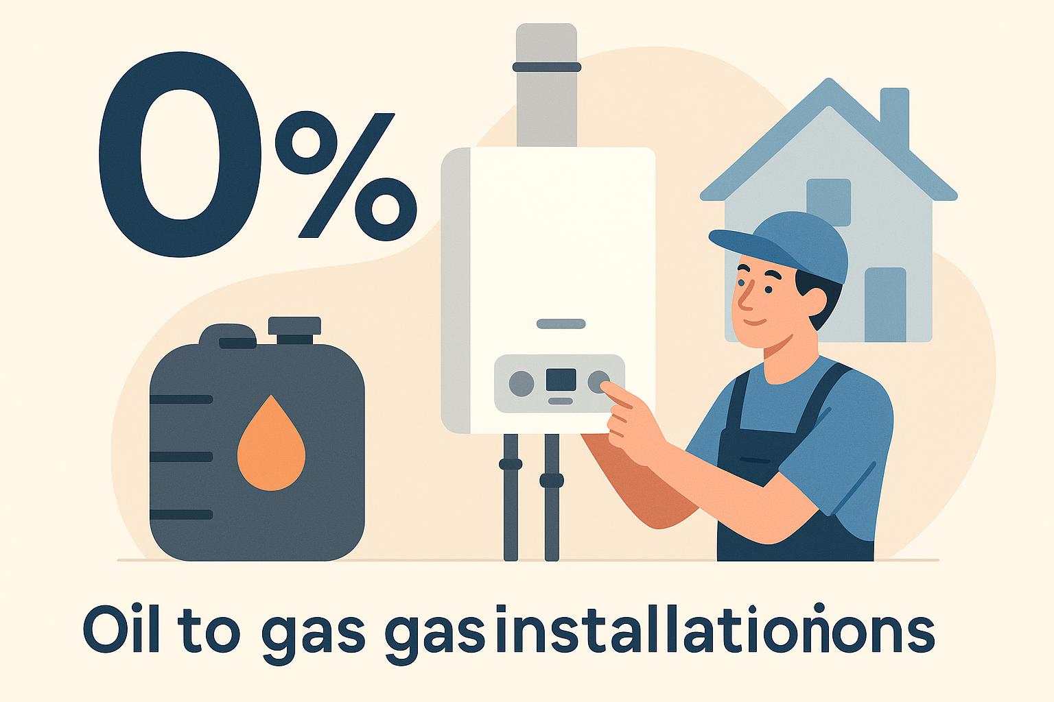 Read more about the article 0% Finance for Oil to Gas Installations in Newtownabbey